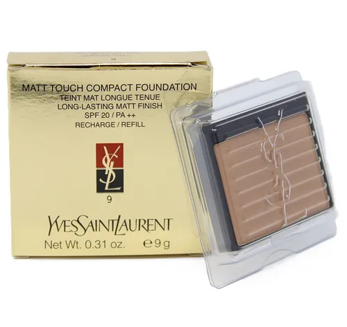 Yves Saint Laurent Matt Touch Compact Foundation Refill 9 - Hochwertiges Foundation Refill für einen mattierenden Teint. Ideal für unterwegs, mit 30ml Inhalt. Perfekt für ein makelloses Finish und eine einfache Anwendung.