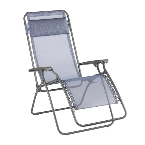 LAFUMA MOBILIER Relaxsessel Zero Gravity RT 2 - Klappbarer Liegestuhl für Garten - Liegen: Komfortabler Relaxsessel mit Zero-Gravity-Position für optimale Blutzirkulation und Entspannung, ideal für Terrasse und Garten.