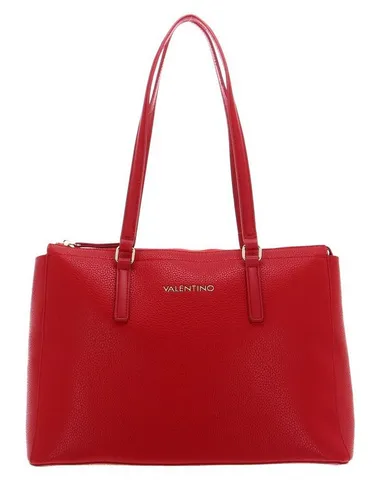 VALENTINO BAGS Shopper rot - Handtaschen, eleganter Shopper aus hochwertigem Polyurethan mit verstärktem Schulterriemen für optimalen Tragekomfort und stilvolles Design.
