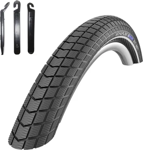 Schwalbe Big Ben Performance 20 Zoll Fahrradreifen RaceGuard Fahrrad Mantel Decke mit Reflexstreifen 55-406 (20 x 2,15