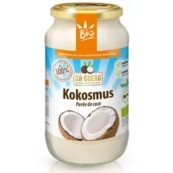 Dr. Goerg Premium Bio-Kokosmus - 1000 g - Bio-Kokosmus, 100% rein und vegan, mit Erntefrische-Garantie für unverfälschten Geschmack, ideal für gesunde Küche.