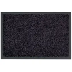 ASTRA Schmutzfangmatte Proper Tex Uni, 60x90 cm, schwarz - Robuste Schmutzfangmatte für Innen- und überdachte Außenbereiche. Rutschfeste und waschbare Vinylunterseite sorgt für Sicherheit und einfache Reinigung.