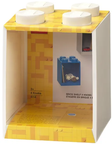 LEGO Bausteinregal BRICK SHELF 4, Breite: 159 mm, weiß