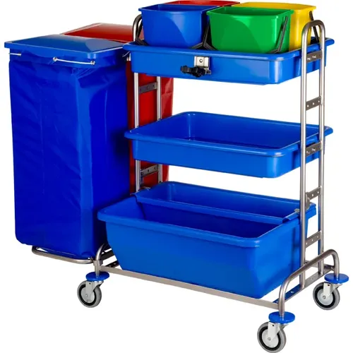 Vermop Reinigungswagen Variant DES 2000 (verchromt) von Vermop