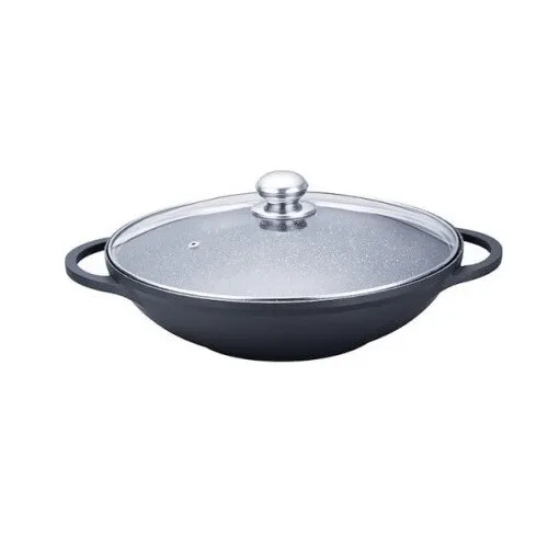 MR-4832 Bratpfanne/Wok mit Deckel 32 cm