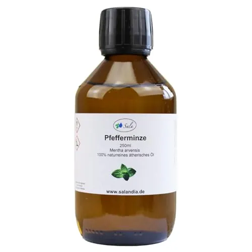 Sala Pfefferminzöl mentha arvensis ätherisches Öl naturrein 250 ml Glasflasche