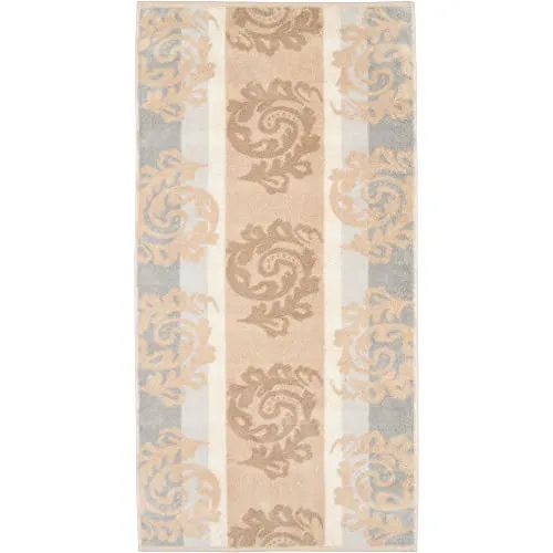 Cawö Noblesse Cashmere Jacquard Duschtuch 80x150 cm in beige von Cawö