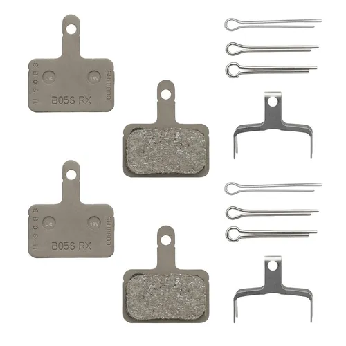 Shimano Bremsbelag B05S-RX - 2 Paar - Bremsbeläge für Scheibenbremsen, hohe Bremskraft und Langlebigkeit für sicheres Fahren.