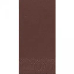 DUNI Zelltuch Serviette 40x40 cm 1/8F. chestnut in braun von Duni