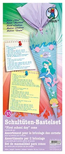 URSUS Schultüten-Bastelsets Schultüten-Bastelset Nixe