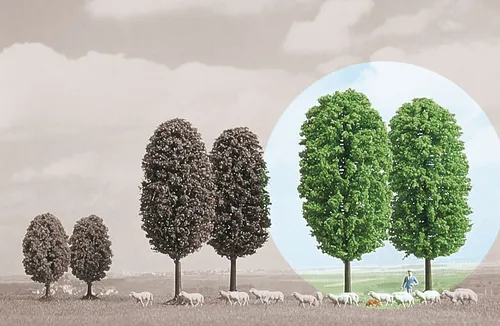 Busch - 6054 - 2 Laubbäume,130mm H0  - NEU/OVP