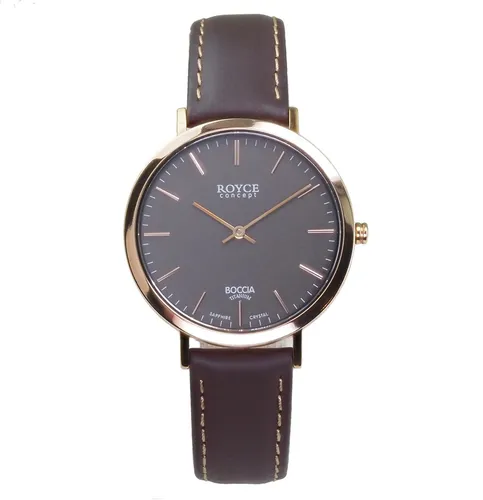 Boccia Damen Uhr 3590-06 Titanium 36 mm - Armbanduhr aus Titan mit elegantem Saphirglas, klassischem Design und 30 m Wasserdichtigkeit - perfekt für jeden Anlass.