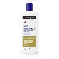 Neutrogena Norwegische Formel Bodylotion Deep Moisture 400ml - Körperlotion für trockene Haut, zieht sofort ein und spendet 24h Feuchtigkeit bis in die 10. Hautschicht, ideal für geschmeidige und gesunde Haut.