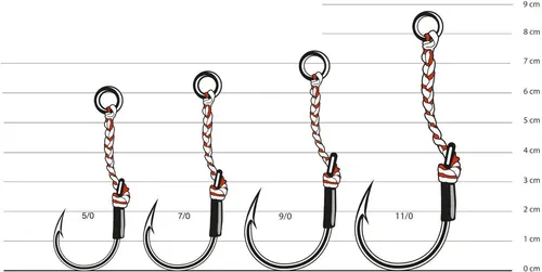 VMC 7264SA Fishfighter Assist Hook - Zusatzhaken, Größe:Gr. 5/0