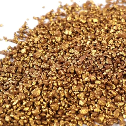 Streuselheld Goldflakes 40g Streusel zum Dekorieren und Verzieren von Gebäck aller Art wie Torten Kuchen Keksen Zuckerstreusel