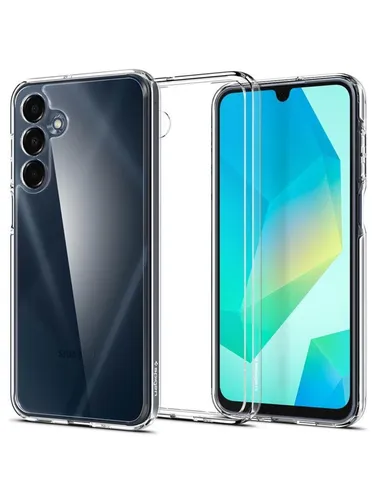 Spigen Ultra Hybrid Crystal Clear - Samsung Galaxy A16/A16 5G - Handy Cover Case mit Air Cushion Technology für optimalen Fallschutz und kabellose Ladefunktion.