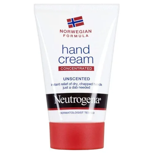 Neutrogena Handcreme unparfümiert 50ml - Nagelcremes & -pflege, intensiv feuchtigkeitsspendend mit sofortiger Linderung für trockene Hände, ideal für empfindliche Haut.
