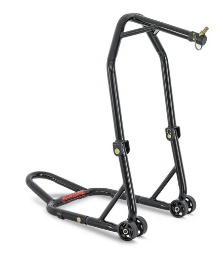ConStands Motorradheber Lenkkopfständer Classic 5 PIN - Wagenheber für Motorräder, sicher und stabil mit 5 Adaptergrößen für verschiedene Gabelbrücken, ideal zum Überwintern und Entlasten von Reifen und Federung.