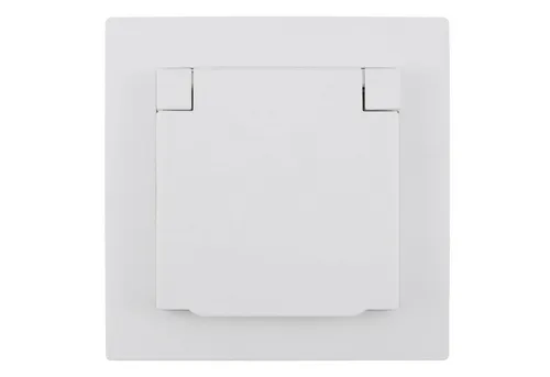 McPower Steckdose Schutzkontakt-Steckdose McPower Flair 250V/16A, UP, IP44, weiß, Klemma