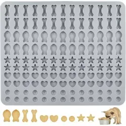 Backmatte für Hundekekse aus Silikon – 5 Formen, BPA-frei, Blau - Backmatte für Hundekekse aus Silikon – 5 Formen, BPA-frei, Blau. Erstelle kreative Hundeleckerlis in verschiedenen Formen wie Stern und Herz. Hochwertiges Silikon, antihaftbeschichtet und spülmaschinenfest – ideal für gesundes Backen!