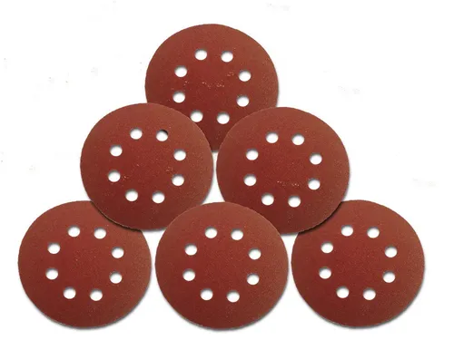 VaGo-Tools Schleifscheibe 200 Stück Klett 125 mm Schleifscheiben Schleifpapier 8 Loch Körnung