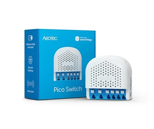 Aeotec Pico Switch (Zigbee) - Smart Home - Retrofit your space with the Aeotec Pico Switch, enabling energy monitoring and control for lights and appliances via Zigbee for ultimate convenience.