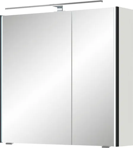 Saphir Spiegelschrank Serie 7045 Badezimmer-Spiegelschrank inkl. LED-Beleuchtung, 2 Türen Badschrank 73,2 cm breit, inkl. LEDplus Schalter und Türdämpfer