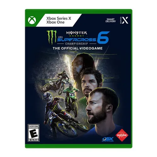 Monster Energy Supercross 6 für Xbox Eins & Xbox Serie X S [Neu Videospiel] Xb