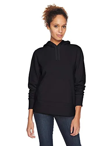 Produktbild Amazon Essentials Damen Fleece-Kapuzenpullover in normaler Passform (in Übergröße erhältlich), Schwarz, M