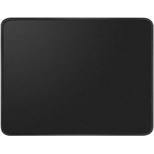 Kriture Mauspad mit genähtem Rand, Rutschfester Gummibasis, Premium-Textur und wasserdichtes Mauspad für Computer, Laptop, Büro und Zuhause, 260x210x3mm, Schwarz