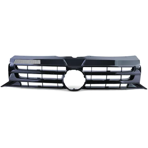 Sport Kühlergrill Schwarz Glanz für Emblem für VW Bus T5 Facelift 09-15