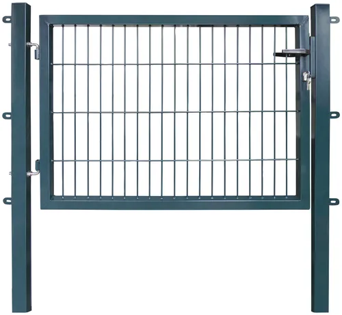 Arvotec Gartentor mit Schloss - Anthrazit RAL 7016, 120 x 80 cm - Zauntore der ESSENTIAL Reihe von Arvotec, robust und sicher mit Schloss, ideal für Privat- und Firmengrundstücke.