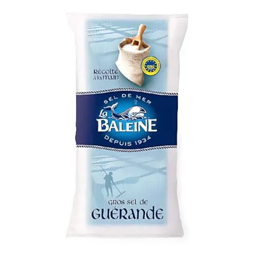 Guerande La Baleine grobes Salz, 800 g, importiert aus Frankreich