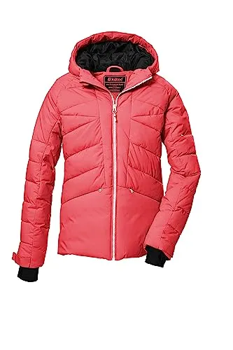 Killtec KSW 116 Winterjacke für Mädchen - Funktionsjacke mit 10.000 mm Wassersäule, winddicht und atmungsaktiv. Ideal für Winterabenteuer mit rutschfestem Schneefang und verstellbaren Ärmelbündchen.
