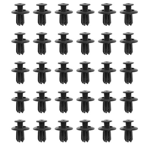 The Lord of the Tools 30 Stück 8 mm Kunststoff-Nieten-Panel-Clips 992650625 9046706017 8659028000 Dehnnieten Befestigungsclips Push-Typ-Halter für Auto-Frontstoßstange, Kotflügel-Karosserie