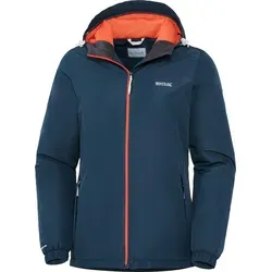Regatta Damen Wetterschutzjacke wattiert - Marine - 44 - Wasserabweisend bis 10.000 mm, atmungsaktiv und mit wattiertem Innenfutter für optimalen Komfort. Ideal für kalte Tage und Outdoor-Aktivitäten.