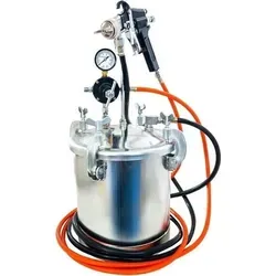 Farbspritzpistole Typ 45202 mit 8,5 l Druckbehälter - Farbspritzpistole für effiziente Lackierarbeiten, 8,5 l Druckbehälter für langes Arbeiten ohne Nachfüllen, ideal für große Flächen und Überkopfarbeiten.