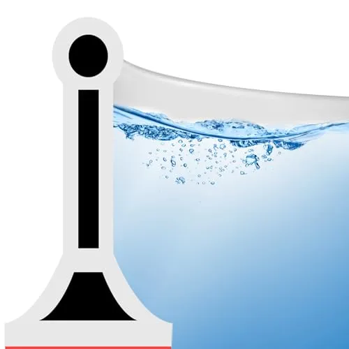 2M Selbstklebende Schwallschutzleiste für Dusche