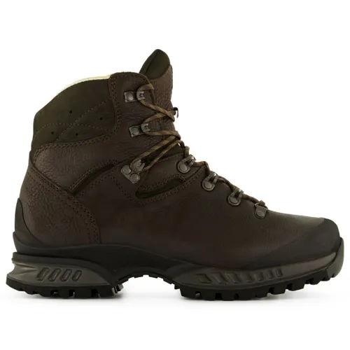 Hanwag Lhasa II Trekkingstiefel für Herren - Wanderschuhe mit weichem Yak-Leder und komfortabler Einlegesohle. Ideal für anspruchsvolle Trekkingtouren mit optimalem Schutz durch Gummiprotektoren und griffiger Vibram-Sohle.