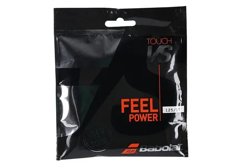 Babolat Tennissaite Touch VS Naturdarm 1.25 - 12m Set - Tennissaiten aus hochwertigem Naturdarm für maximales Spielgefühl und Komfort. Mit Thermogut Technology für 25% längere Lebensdauer und 60% besseren Feuchtigkeitsschutz.