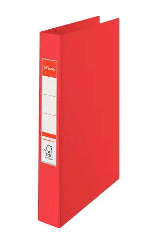 Esselte Ordner DIN-A4 42mm breit Aktenordner Briefordner 4-Ring-Mechanik Rot