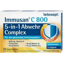 Tetesept Immusan C 800 5in1 Abwehr Complex Tabletten