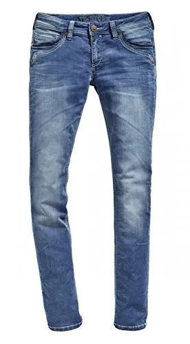 TIMEZONE Slim-fit-Jeans Slim TahilaTZ blau 30 - Stylische Slim-fit-Jeans für Damen in Blau, aus 83% Baumwolle für hohen Tragekomfort und perfekte Passform, ideal für modische Looks.