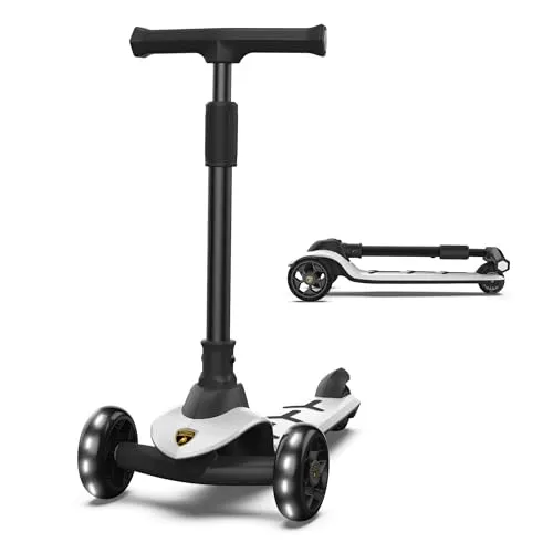 Lamborghini Kinder Roller Scooter für 3- bis 50 kg in weiß von Kidiyana