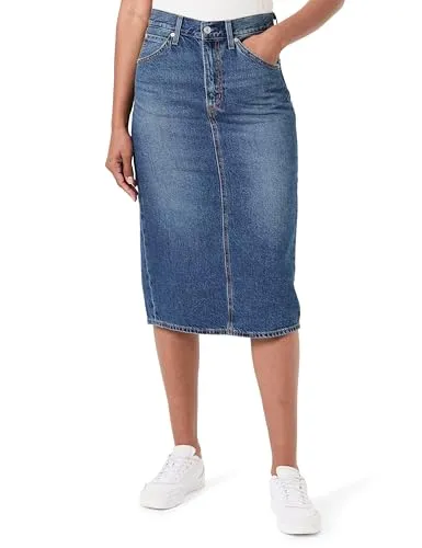 Levi's Hr Back Slit Skirt in lila von Levi's