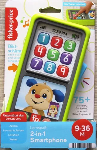 Fisher Price Lernspaß HNL47 - 2-in-1 Smartphone - Spielzeugtelephon