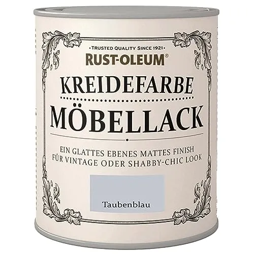 Rust Oleum Möbellack Kreidefarbe Taubenblau Matt 750 ml