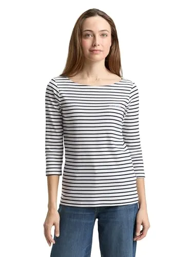 TOM TAILOR 3/4-Arm-Shirt im Streifen-Design von Tom Tailor