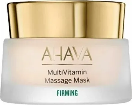 AHAVA Firming MultiVitamin Massage Mask 50 ml - Gesichtsmaske mit straffenden Granulaten, die für verbesserte Festigkeit und Leuchtkraft sorgt. Angereichert mit einem Multivitamin-Komplex und AHAVAs Osmoter für eine jugendlich strahlende Haut.