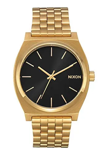 Nixon Mechanische Uhr Time Teller - Armbanduhren mit klarem Design und hochwertiger Verarbeitung. Wasserdicht bis 10 Bar, ideal für jeden Anlass. Gehäuse aus Edelstahl, austauschbares Armband und verschraubter Gehäuseboden.